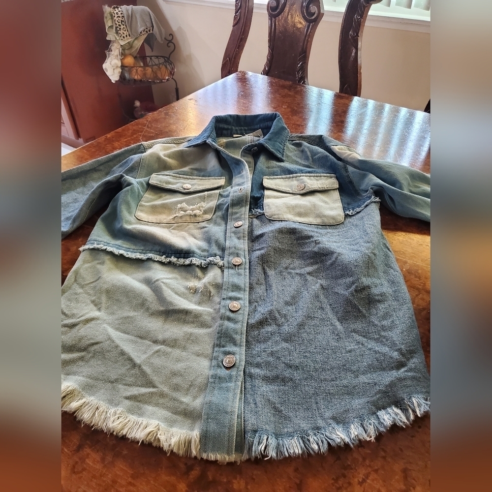 Steve Madden Blue Jean Jacket - Picture 8 of 9